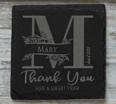 THANK YOU SLATE COASTER
